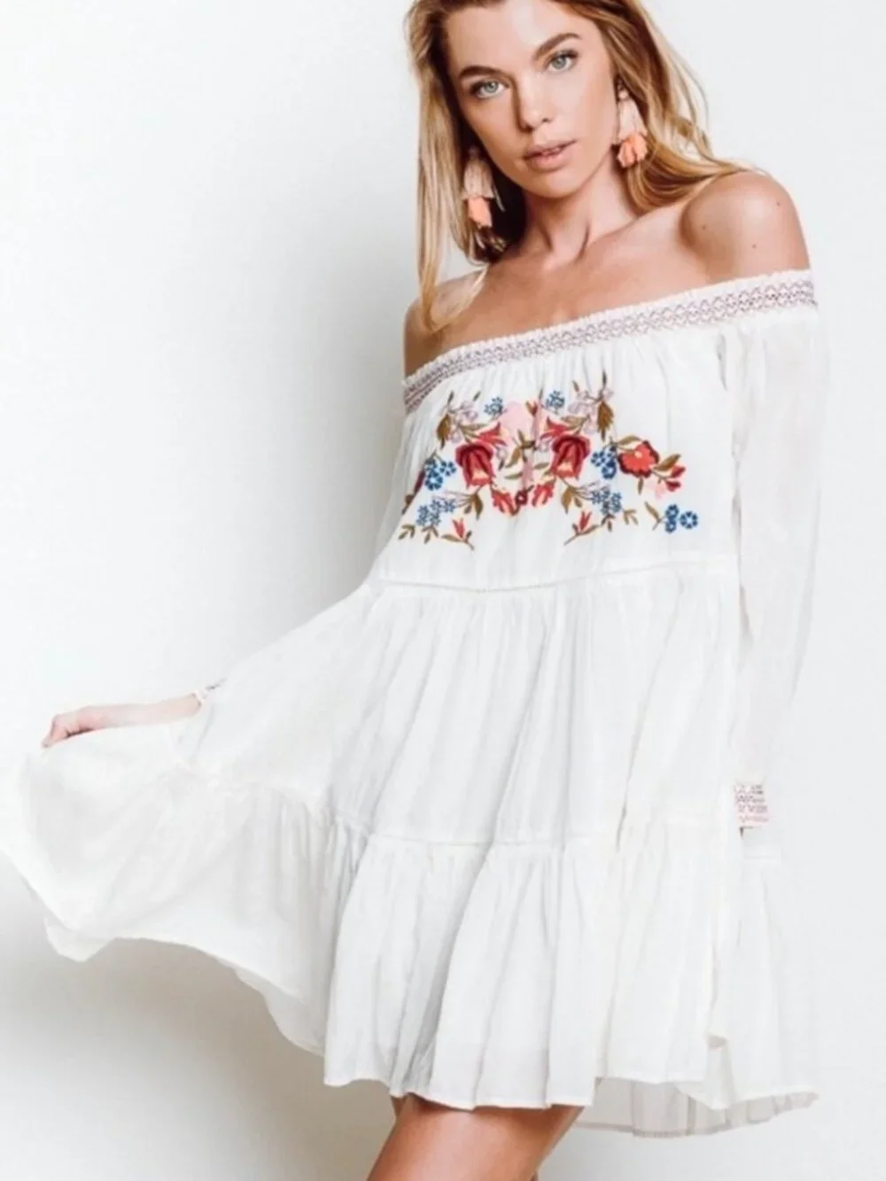 ✨ Free People Bohemian Sunbeams Mini Dress, Size Small  ✨